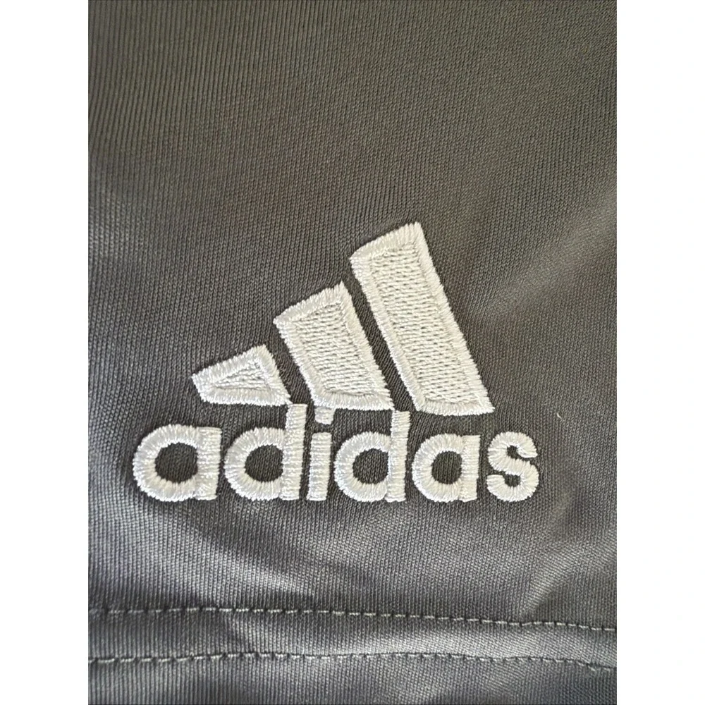 adidas Men's Size L Parma 16 Soccer Shorts Grey Athletic Training No Pockets